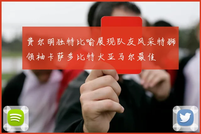费尔明独特比喻展现队友风采特狮领袖卡萨多比特犬亚马尔最佳